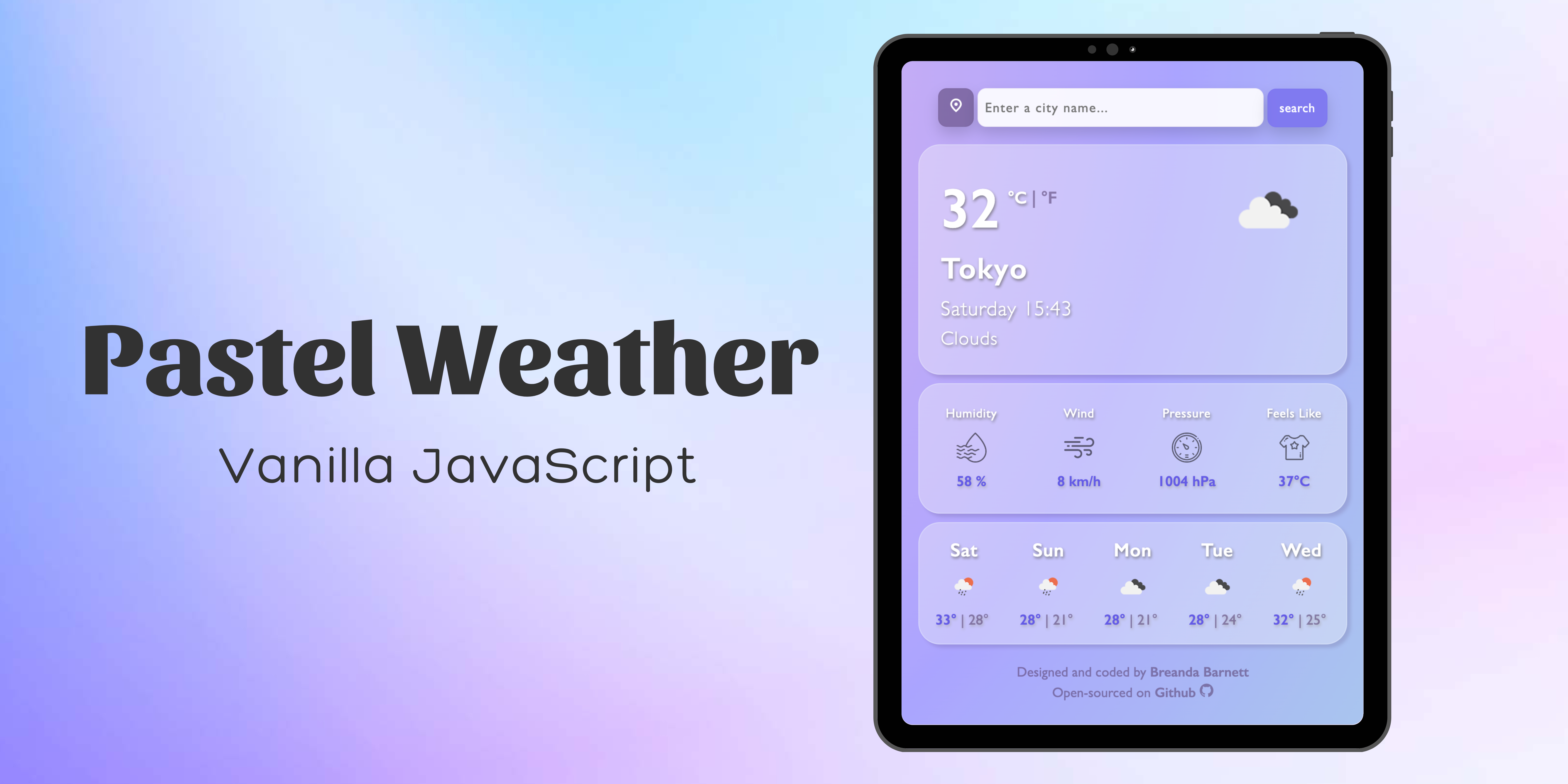 Pastel Weather Image Preview